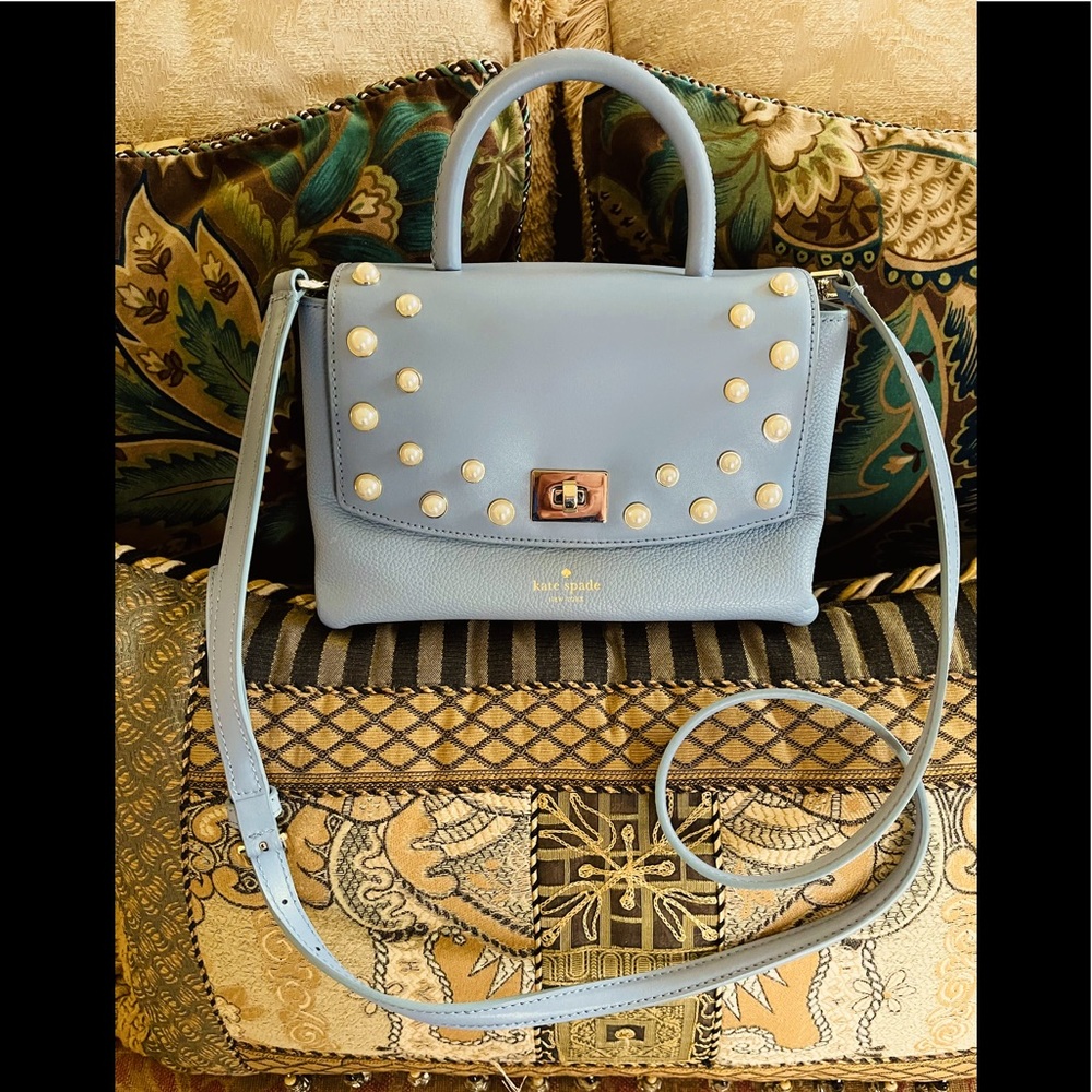 Kate Spade Dorian Serrano Satchel w/pearl accents